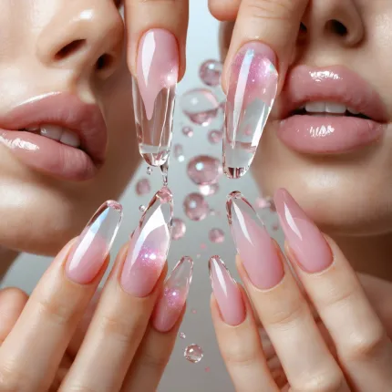 Маникюр прозрачный: всё, что нужно знать в 2025 году